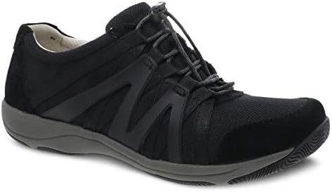 Dansko Women's Henriette Black/Black Comfort Sneaker 7.5-8 M US