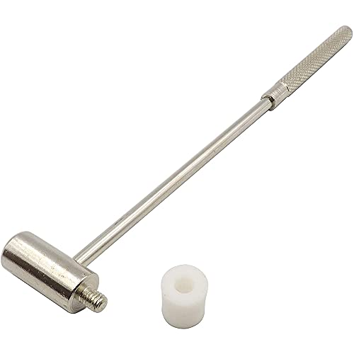 CENPEK 2 Pack Jewelers Dual Head Hammer Small Metal Hammer Steel Handle Small Watch Hammer Set for Leather Crafts Jewelry Hammer - Image 2