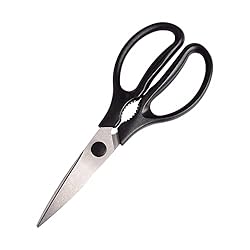 1. Multi-purpose Sharp Scissors: Poultry scissors for chicken, poultry, fish, meat, vegetables, herbs and small bones. No need for a knife and board, shred cooked meat, trim fat and dice raw meat. 2. Made from Germany Stainless Steel: Durable, corros...