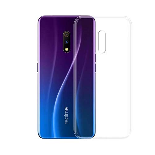 Image of Case Creation Brand - Mobile Cover for Realme 4 Pro (Soft & Flexible Back Case), Transparent