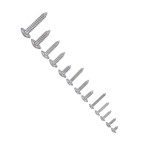 Kit surtido tornillos autorroscantes acero inox M3-M6 miniatura 3
