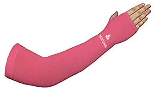 Image of MIZUNA Sun Protection Arm Sleeves Hand gloves For Men & Women,Thumb Holes UPF 50 Arm Cover for Biking,Cricket,Cycling, Golf, Outdoor Sports