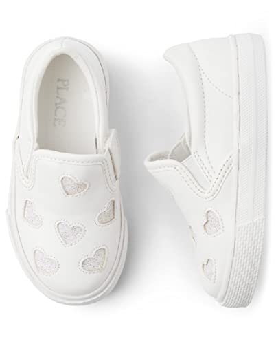 The Children's Place Girl's Baby Toddler Casual Slip on Shoes Sneaker2