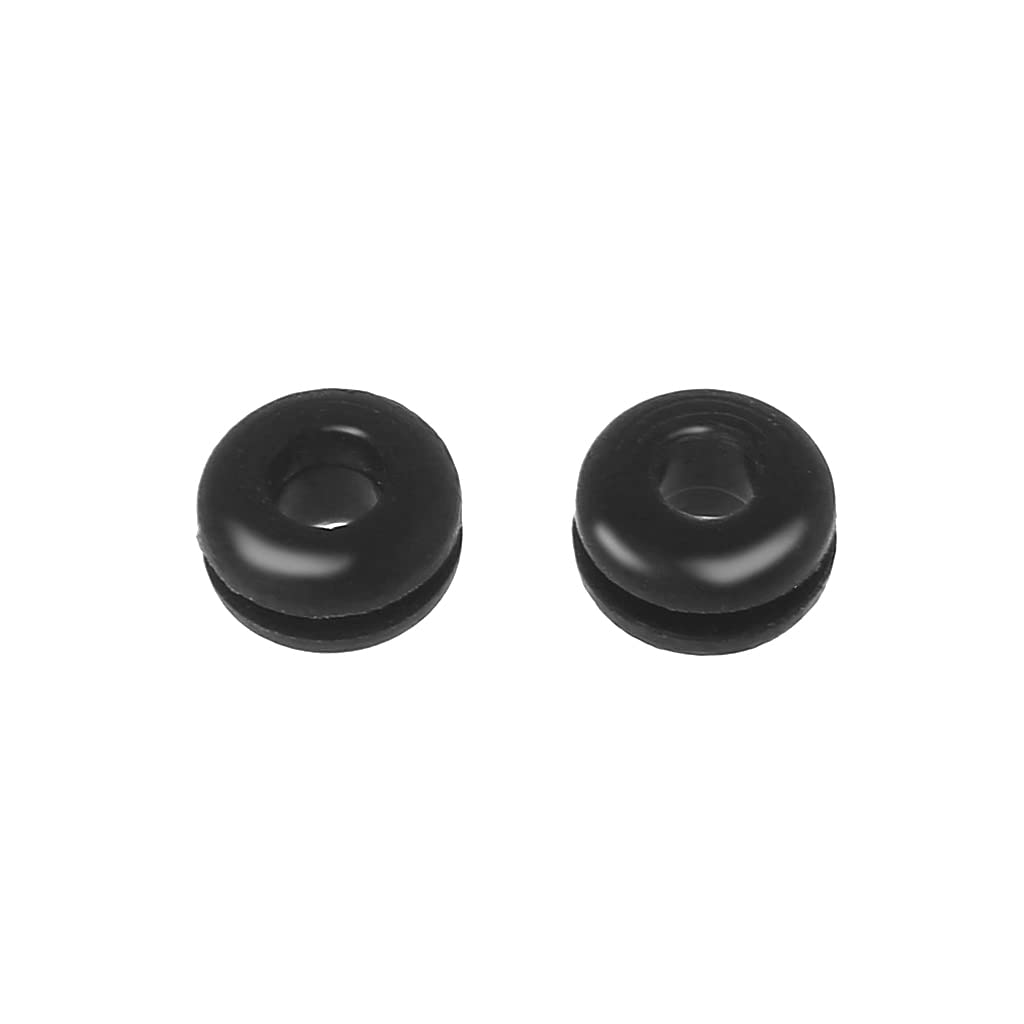 4pcs Bedplate Grommets Black Rubber for 3009 3012
