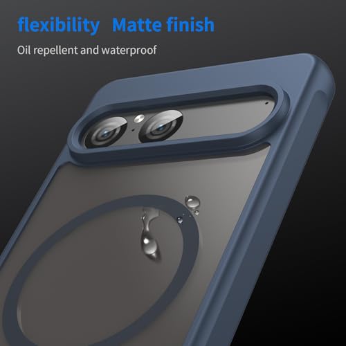 Image of Compatible with Sony Xperia 10 VII Case Cover,Compatible with MagSafe,Anti-Fall,Compatible with Sony Xperia 10 VII 5G XQ-FE54 XQ-FE72 Cell Protective Phone Case Blue