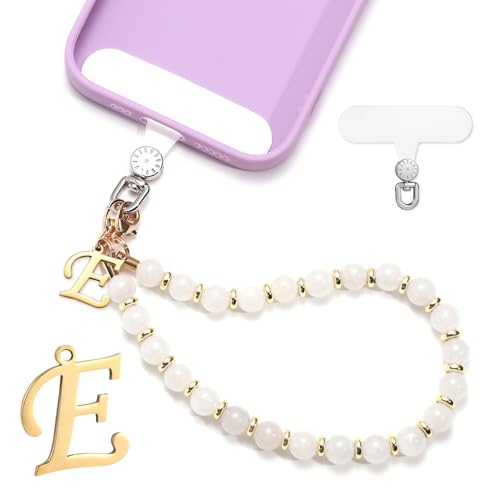 1 Set Beaded Phone Wrist Strap, Initial Phone Charms Detachable Letter B - Photo 59 sur 176