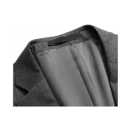 Men's Four Seasons Solid Color Slim Stretch Suit Jacket Casual Business Wedding Party Blazer3