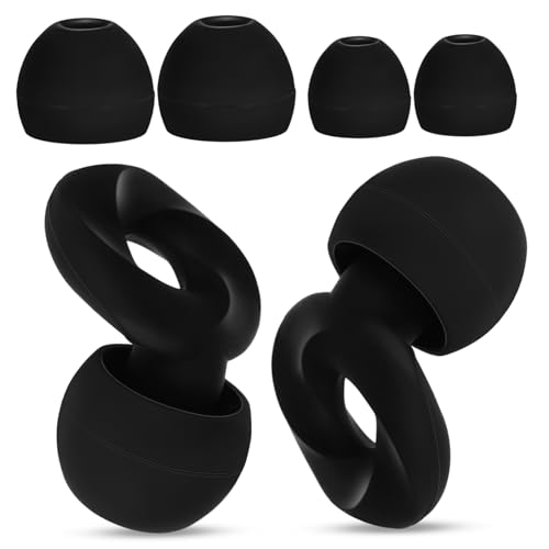 SUNCN 1 ペア 睡眠耳栓 睡眠用耳栓 睡眠用の耳栓 騒音を軽減するための耳栓 音を軽減する耳栓 ノイズキャンセリング耳栓 コンサート耳栓 聴覚保護耳栓 耳栓を遮る音 旅行耳栓 シリカゲル