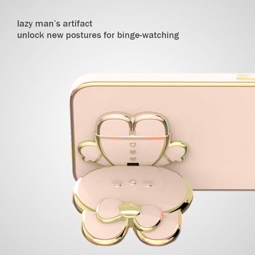 Image of for Samsung Galaxy F62, Case Cute 3D Astronaut Stand Design Camera Protection Shockproof Soft Back Cover (for Samsung Galaxy F62, Pink)