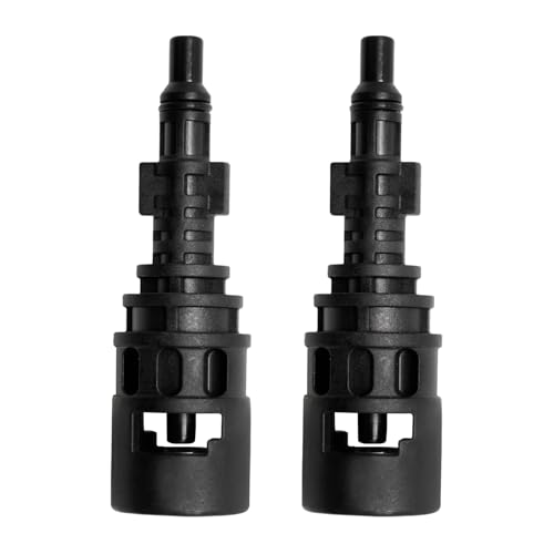 Ollanoos 2Pcs 124x24.5mm Black Hochdruch Cleaner Adapter, Adjustable Nozzle, Replacement for Karcher Replacement for Lavor Parkside - Image 3