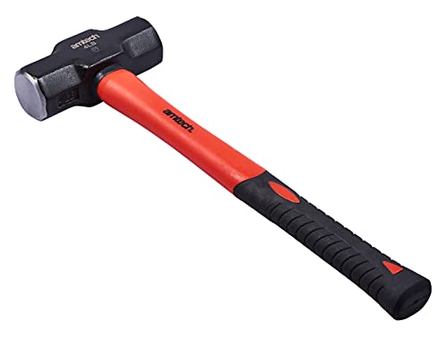 Amtech Sledge Hammer Drop-Forged Steel Heat Treated Head for Demolition Ground Work and Fence Post Tasks (1.8kg (4lb))