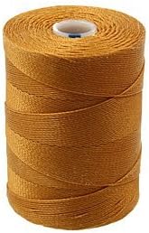 C-LON Micro Bead Cord, Gold - 0.12mm, 320 Yard Spool