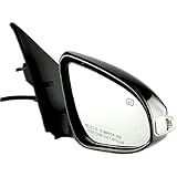 Passenger Side Unpainted Heated Power Operated With Signal Side View Mirror for 2014-2017 Toyota Corolla - Parts Link #: TO1321295