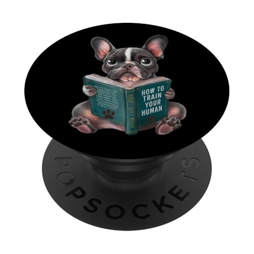 Libro sul bulldog francese come addestrare il tuo PopSockets PopGrip Adesivo