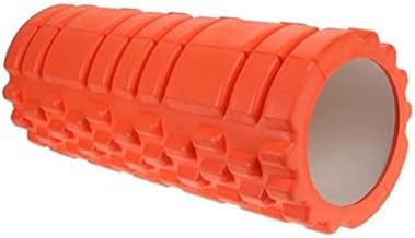 اسطوانة فوم ايفا لليوغا لتدليك الانسجة العميقة وتمديد العضلات والعلاج الطبيعي - لون برتقالي، ضمان لمدة عام واحد، موديل 09878672