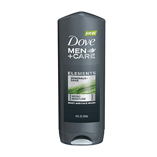DOVE MEN + CARE Elements Body Wash Mineral+Sage 18 oz Effectively Washes Away Bacteria While Nourishing Your Skin (Pack of 4) DOVE MEN + CARE Elements Body Wash Mineral+Sage 18 oz Effectively Washes Away Bacteria While Nourishing Your Skin (Pack of 4)