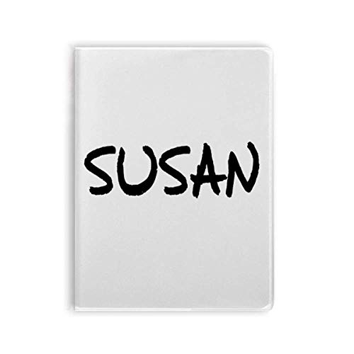 Carnet de notes spécial Susan avec couverture souple format A5 pour écrire en anglais