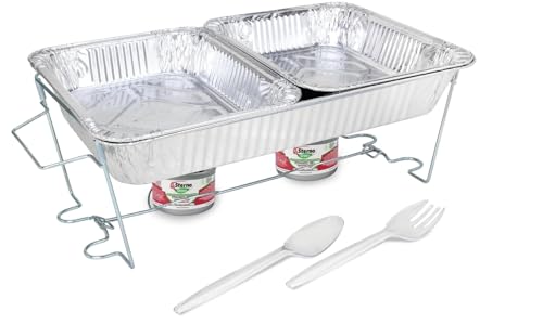 Sterno Chafing Dish Wire Rack - Folding Wire Racks for Food Warmer, Chafer Buffet Stand for Catering - Stand for Food Warmer, Holds Water & Food Pans - Pack of 6 by Sterno - Image 3