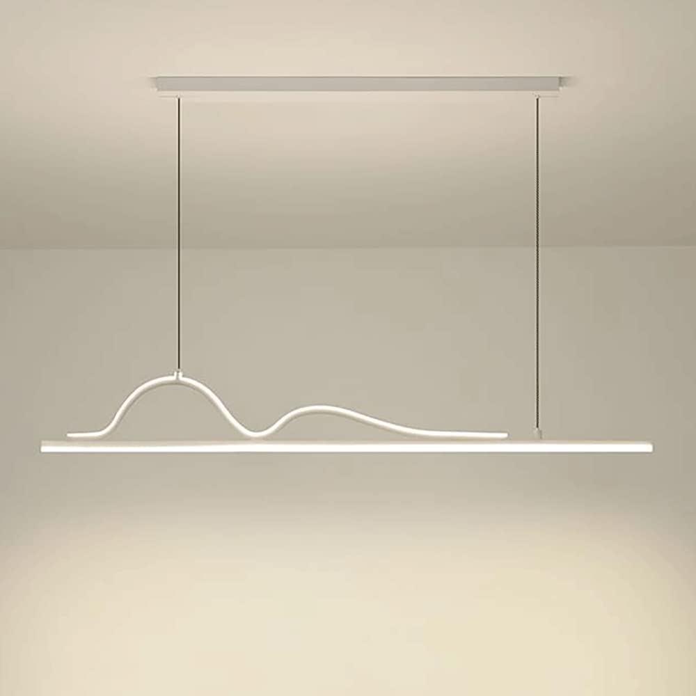 Lámpara de suspensión lineal LED para comedor sin sombras