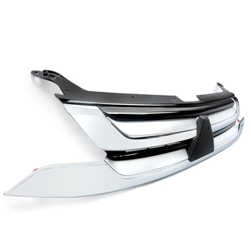 Grille supérieure de pare-chocs avant Outlander en ABS robuste noir - 5