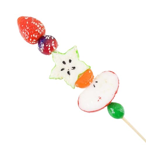 YCHUCH Frutas artificiales de azúcar confitadas simulación realista frutas para fotografía