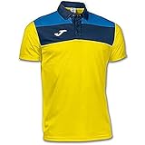 Una unidad Joma Crew Camiseta Polo, Hombres, Amarillo-900, 6XS
