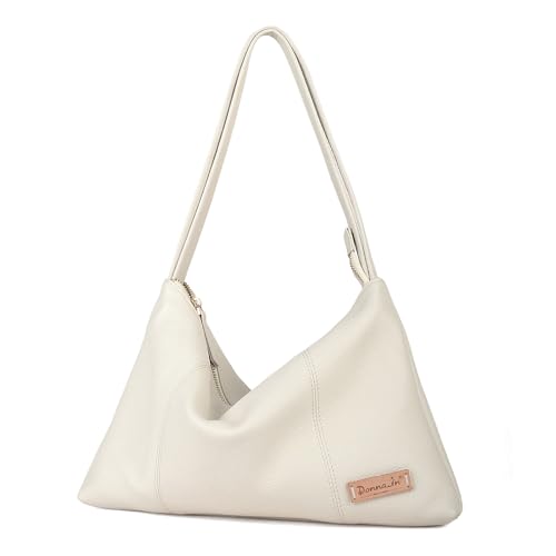 DONNAIN Full Grain Leather Dumpling Crossbody Bag Women