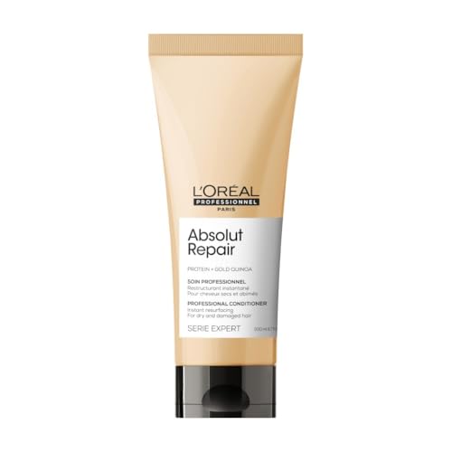 L'Oréal Professionnel, Acondicionador Tratamiento Reconstructor para Pelo Seco y Dañado, Absolut Repair, 200ml