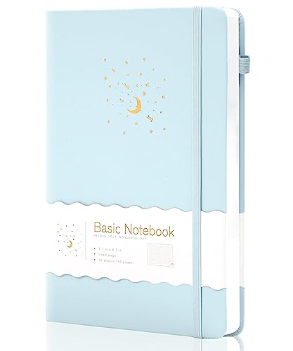 Carnet ligné A5 pour notes de bureau avec 196 pages et boucle stylo