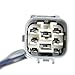 TRQ Neutral Safety Switch Compatible with 1997 Jeep Cherokee Automatic 1998-2001 Jeep Cherokee 4 Speed Automatic