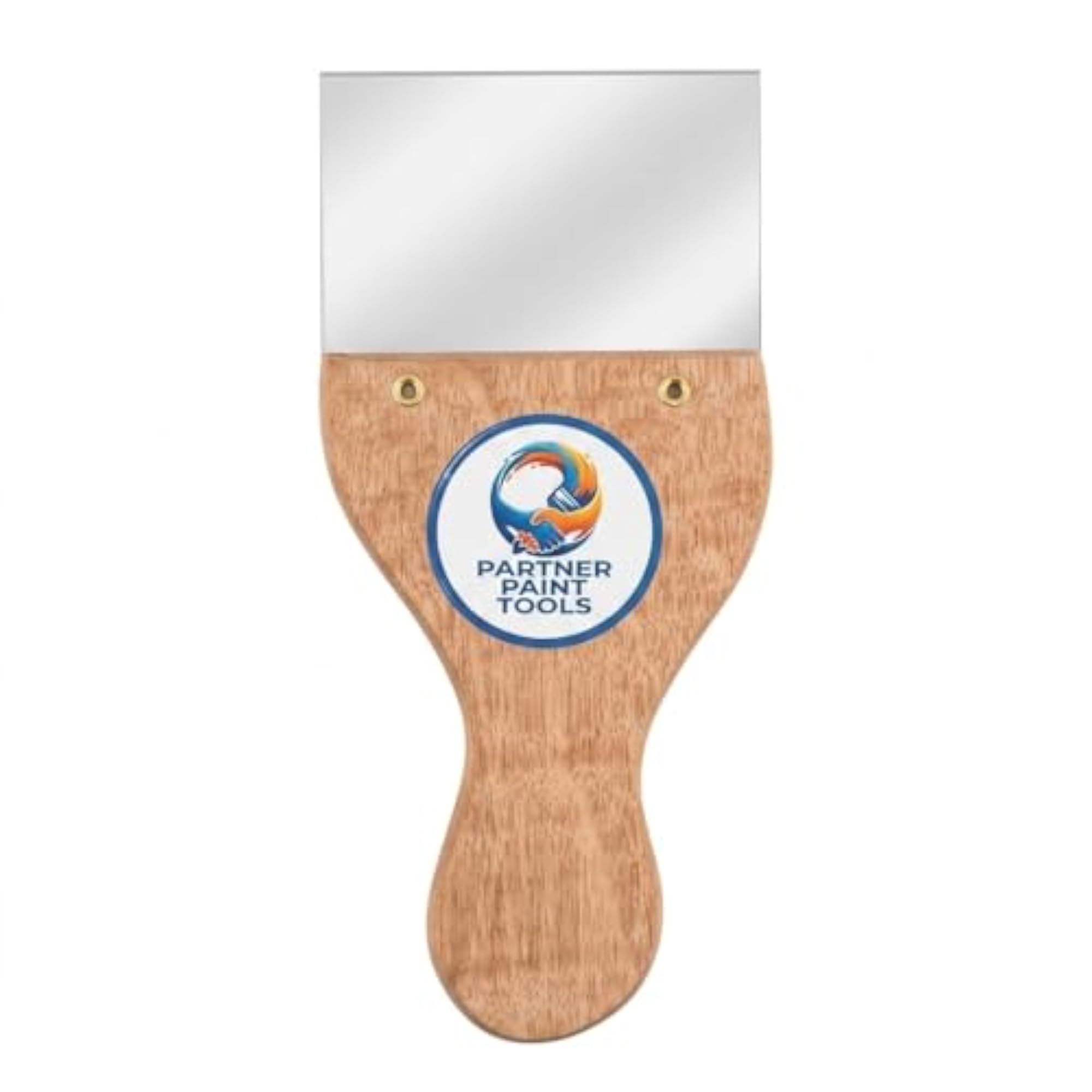 Tools Wall Putty Blade Set, Stainless Steel with Wooden Handle