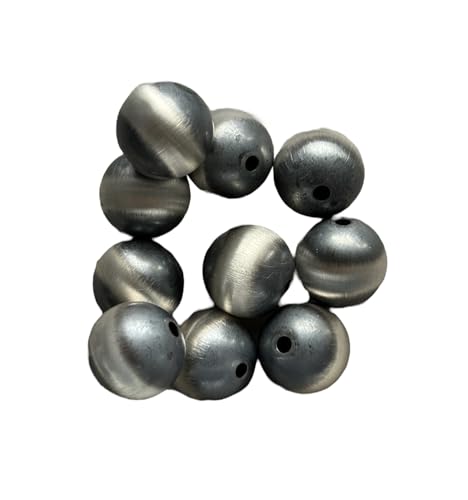 925 Sterling Silver Southwestern Navajo Style Pearls Loose Beads (Pack of 10)