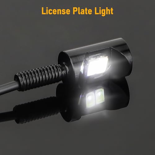 image for Linkstyle 4PCS LED License Plate Light, 12V 8000K Tag Lamp with Screws