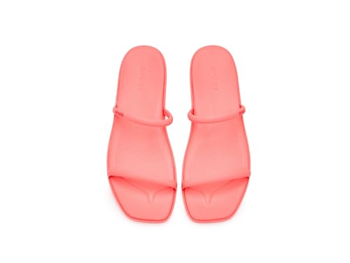 Crocs Femme Miami Two Strap Sandal Plate, Guava, 39 EU