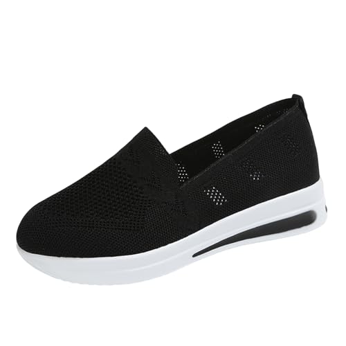 Orthopedic Shoes for Women Wide Width Comfort Walking Lightweight Slip On Sneakers Arch Support Casual Soft Mesh Shoe - Main Image