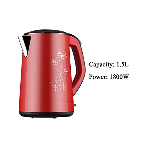 XBR Kabelloser elektrischer Teekessel,Elektrischer Wasserkocher Automatische Abschaltung Große Kapazität 1800w Anti… – Bild 3