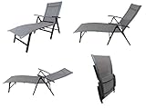Die ergonomisch geformte Liegefläche und die mehrfach verstellbare Rückenlehne sorgen für einen perfekten Liegekomfort