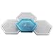 3 Pack DIY Hexagon Mold, Hexagon Coaster Silicone Mold, Bottom Bracket Prevents Deformation, Molds for Casting with Resin, Concrete, Cement