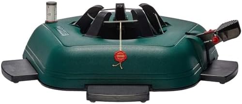 Krinner - Tree Genie L (Gen 2)- Single Cable Operation, Water Level Indicator, 5 Stabilizer Feet, Up to 8 Foot Trees - Christmas Tree Stand