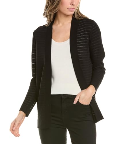 Image of Anne Klein Women's Sheer Stripe Cardigan