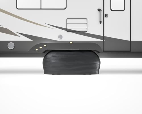 Lippert RV Tire Cover - Double, 30-32", Black#2024114686