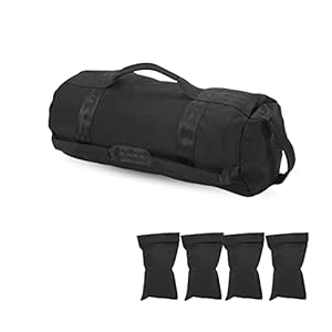 Plyisty Waterdichte zandzakken voor fitness, gewichtheffen, workout-zandzakken met instelbaar gewicht, Oxford-stofmaterialen, met greepritssluiting, multifunctioneel trainingsapparaat.