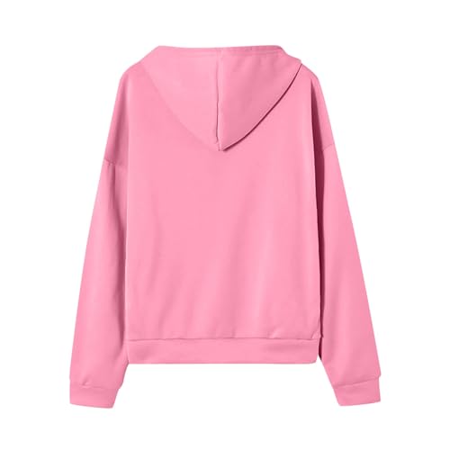 OIOLOYJM Zipper Hoodies for Women Long Sleeve Oversized Sweatshirts Y2k Drawstring Soft Jacket 2025 Fall Fashion with Pockets
