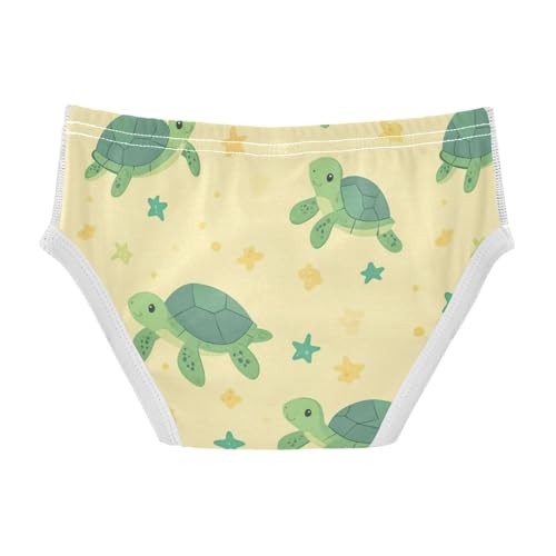 Wusikd Turtle Cartoon Boys' Underwear Cotton Cute Boys Briefs Soft Toddler Underwear 2T2