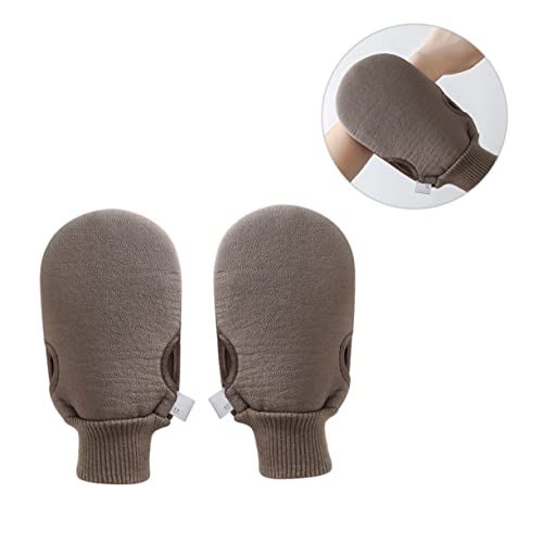ADOCARN 2 Peças De Luvas De Spa Luva Corporal Luvas De Massagem Bucha Para As Costas Luvas De Banho