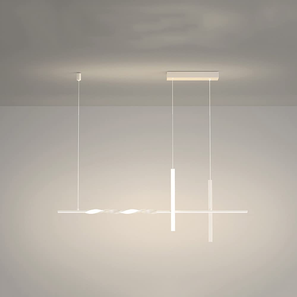 Lampe suspendue LED dimmable en métal pour table à manger et cuisine moderne - 7
