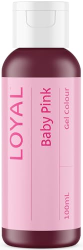 Image of Loyal Gel Food Coloring | Vibrant Color for Buttercream, Fondant, Royal Icing, Gum Paste, Marzipan and Cake Batter | Gel-Based Concentrated Food Dye - 100ml Baby Pink