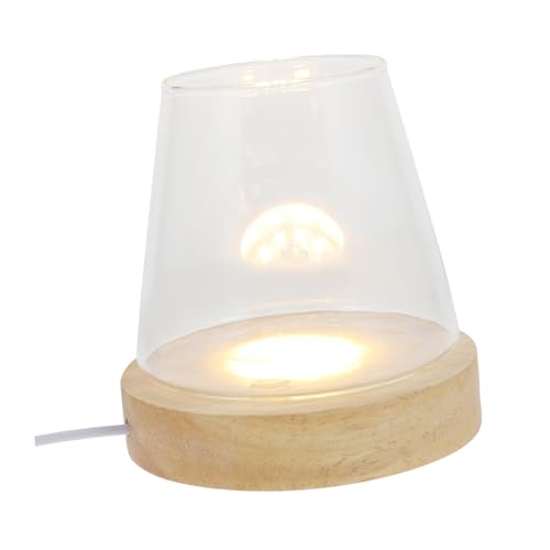 Socle lumineux pour lampe cristal sel résolvant le manque de luminosité nocturne