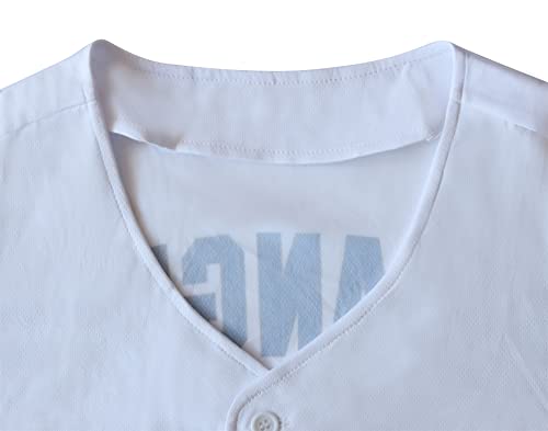 TIFIYA Camisetas de beisebol Los Angeles 17/50/99 LA para fãs, T275-branco, P
