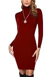 Talla: S/M/L/XL.Múltiples tallas en múltiples colores, por favor consulte la descripción del producto y la tabla de tallas para más detalles. Por favor, compruebe las medidas de la tabla de tallas en la imagen del producto antes de realizar el pedido para asegurarse de que el vestido de cuello alto encaja.